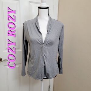Cozy Rozy cardigan Sweater in gray
